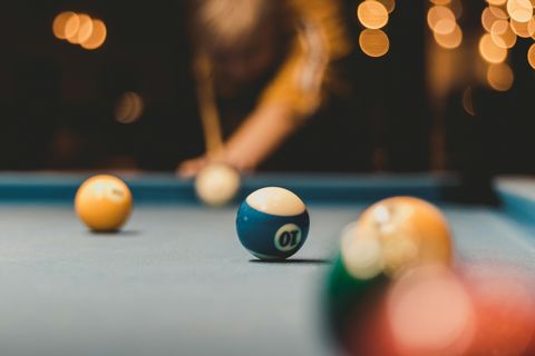 Billardspiel Nahaufnahme