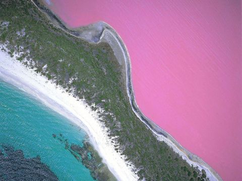 Lake Hillier in Australien — Luftaufnahme als Metapher für die strategische Perspektive der SOUL4WORK-Methode in 7 Schritten