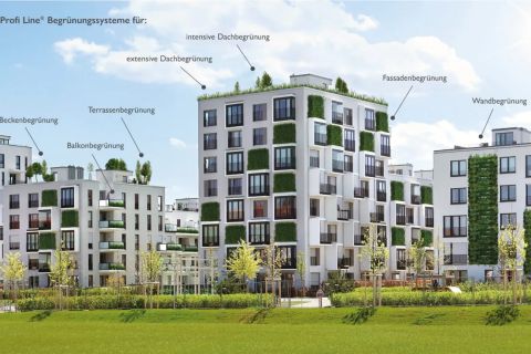 Gebaeudebegruenung - Linea Futura Greening