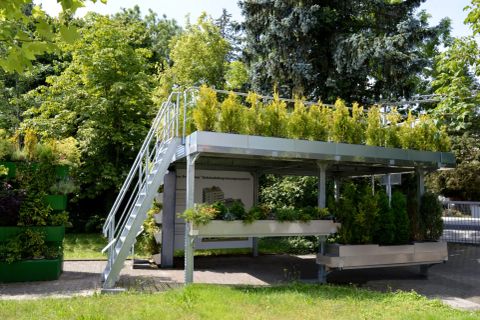 Carportbegruenung - Linea Futura Greening