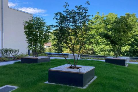 Pflanzgefaesse-xxl-fuer-Baeume Edelstahlgefaesse - Linea Futura Greening